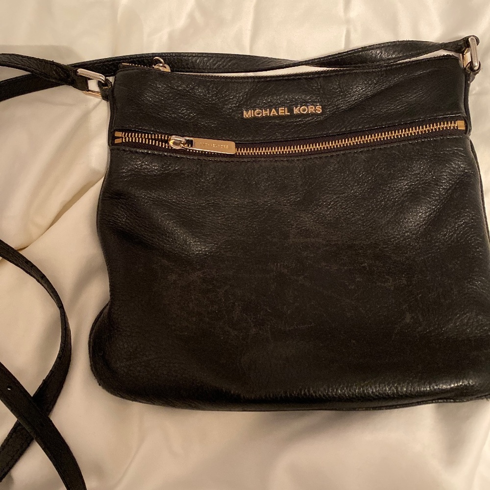 Michael kors leather crossbody